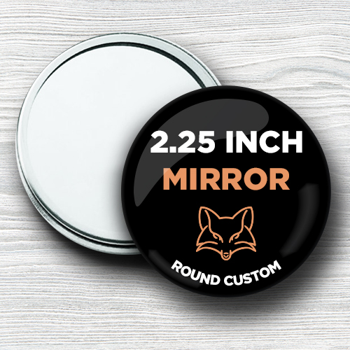 Custom 2.25 Inch Round Hand Mirrors Custom 2.25 Inch Round Hand Mirrors