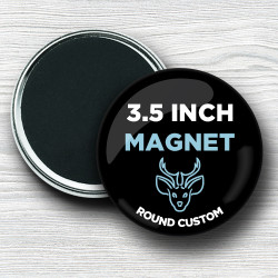 Custom 3.5 Inch Round Magnets