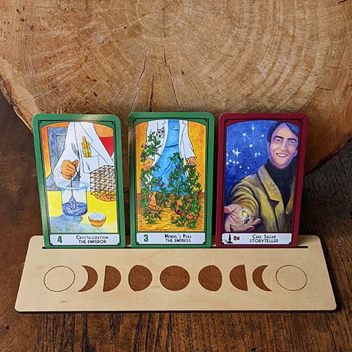 Phases of the Moon Tarot Card Stand Phases of the Moon Tarot Card Stand