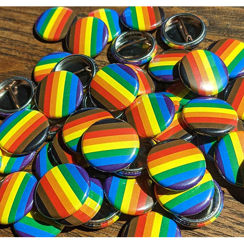 Pride Flag 1" Buttons in Bulk