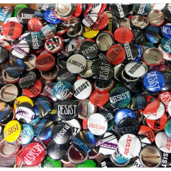 Resistance Grab Bag 1" Buttons in quantities of 25 50 or 100 Resistance Grab Bag 1" Buttons in quantities of 25 50 or 100
