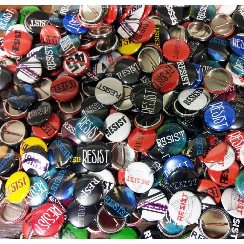 Resistance Grab Bag 1" Buttons in quantities of 25 50 or 100