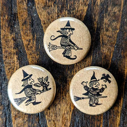 Witches and Familars set of 3
