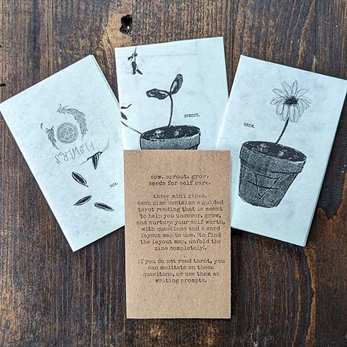 Sow Sprout Grow Tarot Spread