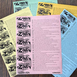 2024 July is International Zine Month Poster!