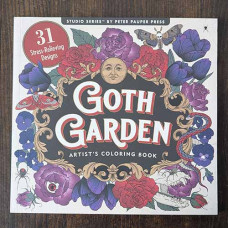 Goth Garden Adult Coloring Book Goth Garden Adult Coloring Book