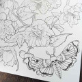 Goth Garden Adult Coloring Book