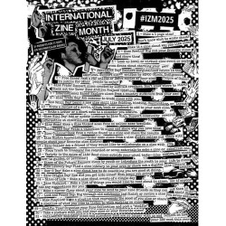2025 July is International Zine Month Poster!