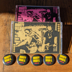 Monty Vega & the Sittin' Shivas "Closed: No Fun" LP Cassette Tape Monty Vega & the Sittin' Shivas "Closed: No Fun" LP Cassette Tape
